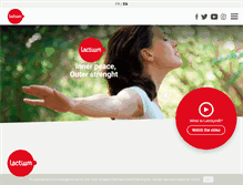 Tablet Screenshot of lactium.com